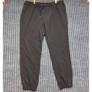 Veil Womens XXL Black Modest Performance Joggers Elastic Waist Pockets (2445)